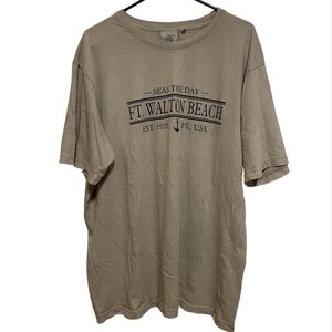 Alvin’s Island Collection Seas the Day Fort Walton Beach Florida Tee Size 2XL